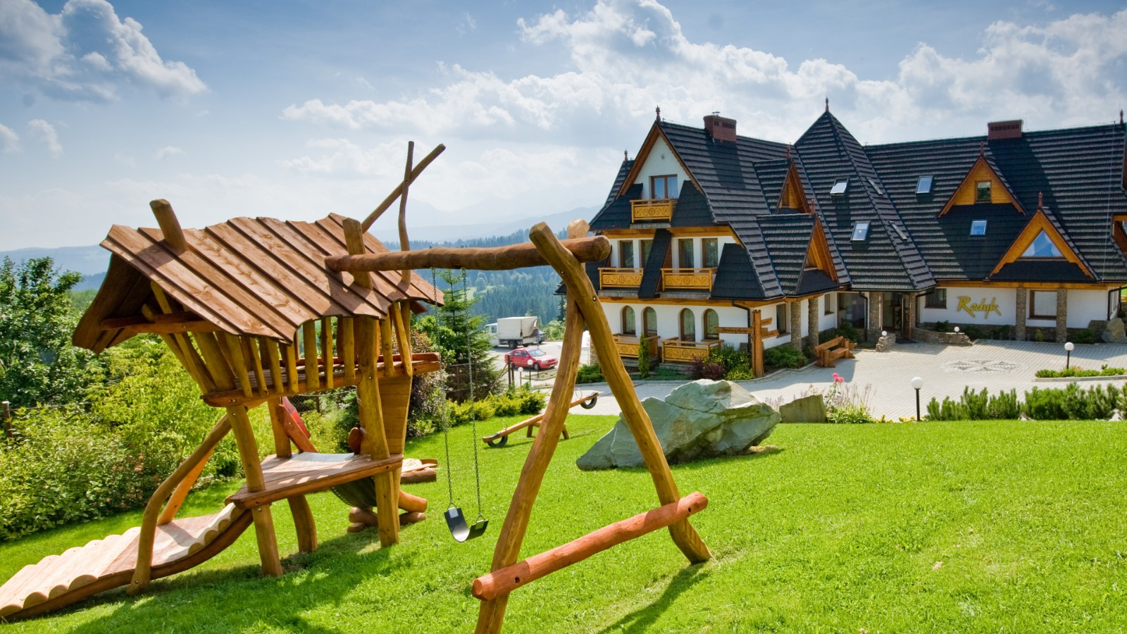 Hotel Redyk - camera con vista sulle montagne